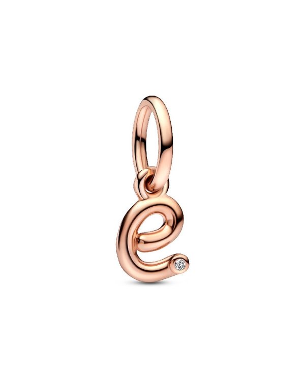 Moments 14K Rose Gold Plated CZ Dangle Charm