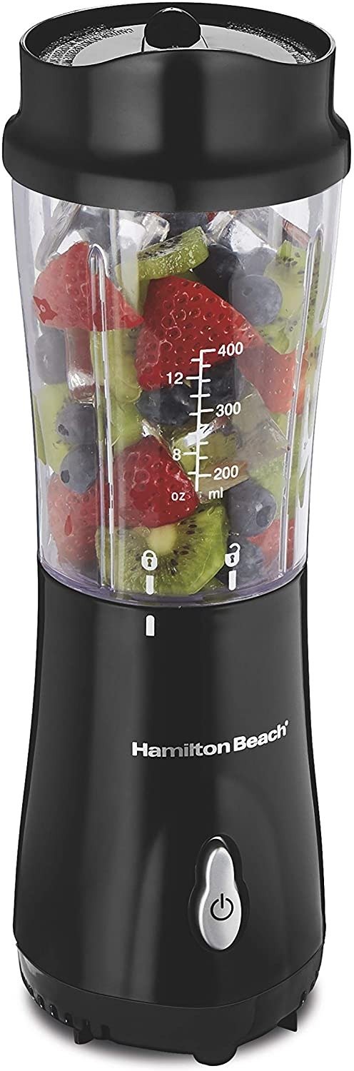 Personal Blender for Shakes and Smoothies with 14oz Travel Cup and Lid