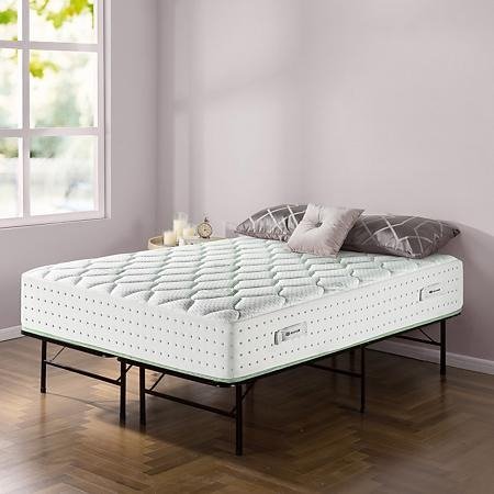 Olive Oil-Infused 12" Hybrid Queen Mattress and SmartBase Set - Sam's Club