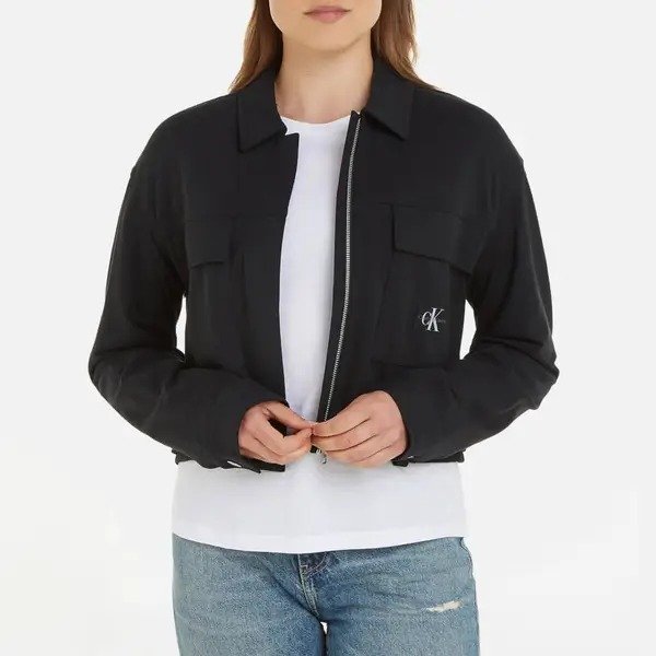 Jeans Milano Cropped Shell Utility Jacket