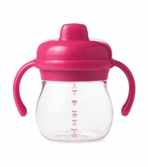 Transitions Sippy Cup with Removable Handles, 6 oz - Pink