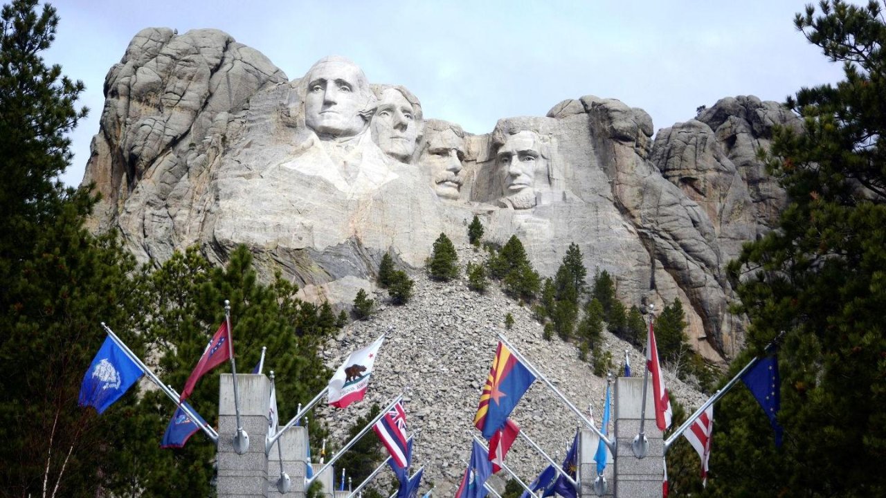 Mount Rushmore拉什莫尔山国家纪念公园 - 14个春秋大力出奇迹