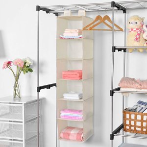 MaidMAX 5-Shelf Collapsible Hanging Accessory Shelves