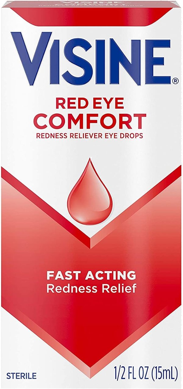 Visine Red Eye Comfort Redness Relief Eye Drops  0.5 fl. oz