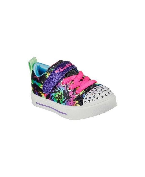 Toddler Girls Twinkle Toes - Twinkle Sparks - Stormy Brights Stay-Put Light-Up Casual Sneakers from Finish Line