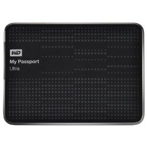 西数 WD My Passport Ultra 2 TB USB 3.0 超便携式移动硬盘（黑色）