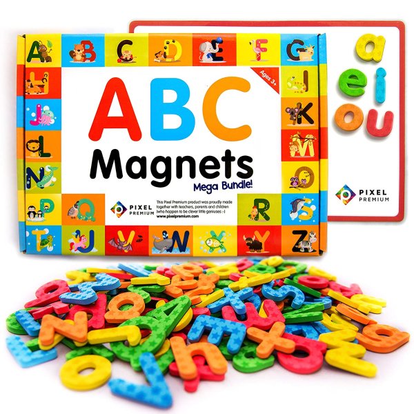 ABC Magnets for Kids Gift Set 