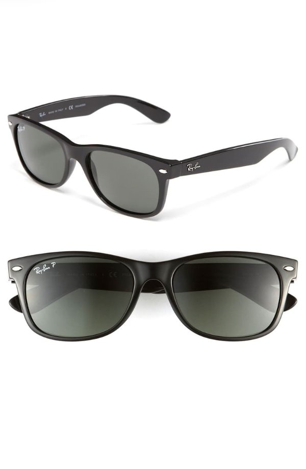 Standard New Wayfarer 55mm Polarized Sunglasses