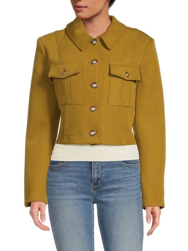 Military Cropped Jacket