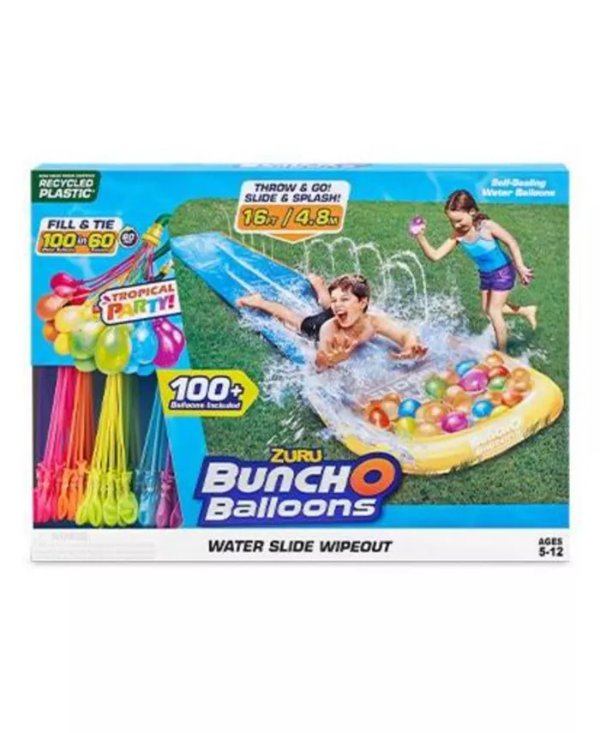  Bunch O Balloons 吸水滑行道+水球玩具套装