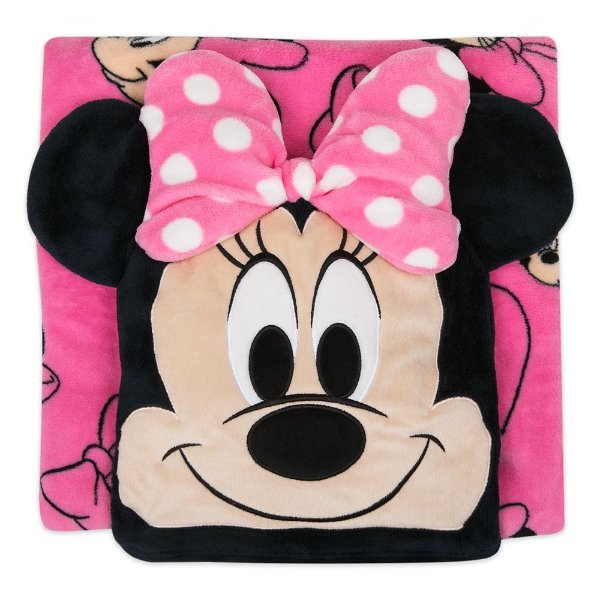 Minnie Mouse Convertible Fleece Throw - Personalized | shopDisney