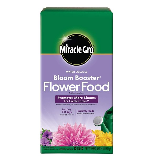 Miracle-Gro Water Soluble Bloom Booster Flower Food 4 lb