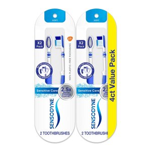 Sensodyne Sensitive Care Soft Toothbrush - 4 Count