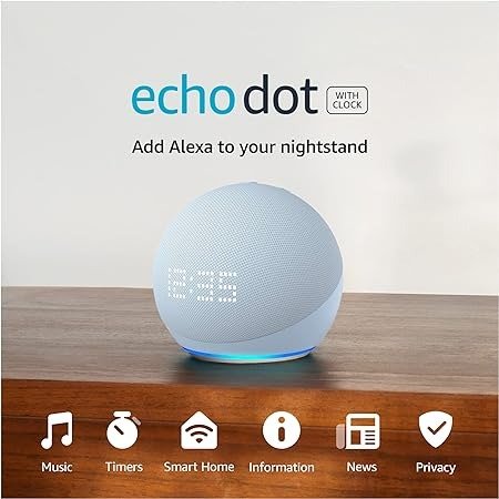 2022款 Echo Dot 5 智能语音助手 时钟版