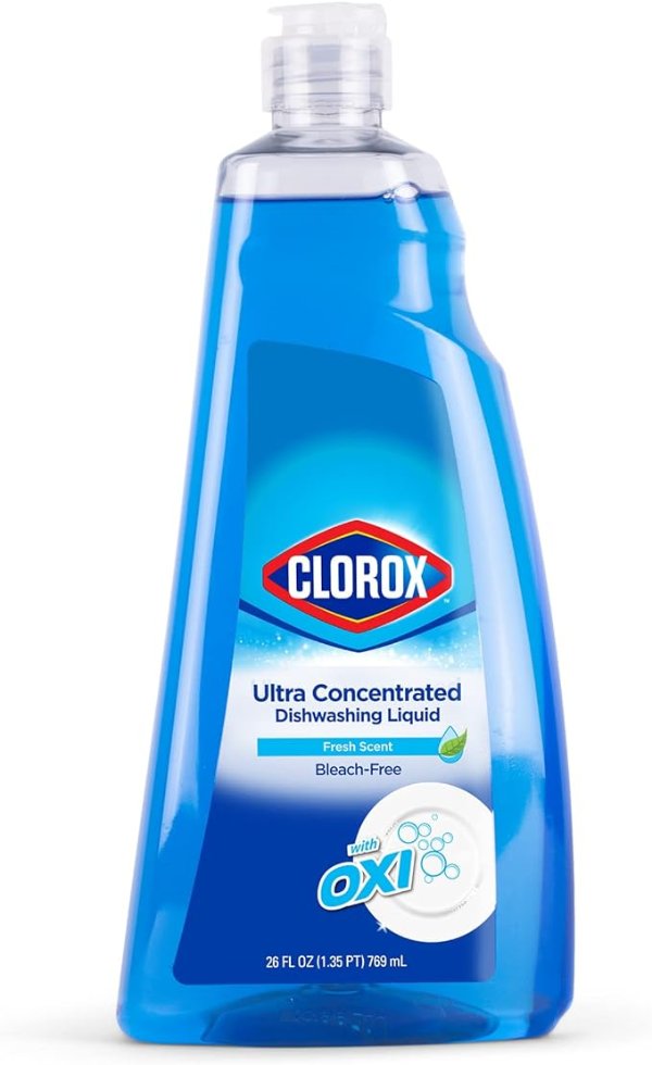 Clorox Ultra Concentrated Dishwashing Liquid Dish 26 Fl Oz