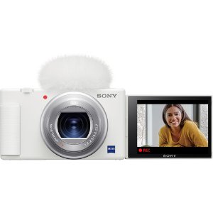 Sony ZV-1 Digital Camera (White) DCZV1/W B&amp;H Photo Video