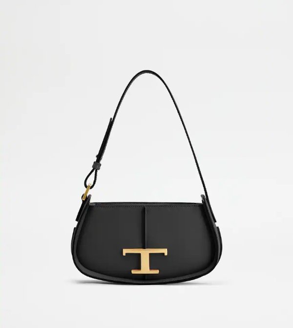 T Timeless Shoulder Bag in Leather Micro