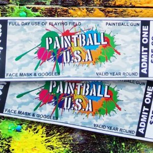 2 Paintball Passes with Safety Gear and Gun Rental from Paintball USA Tickets (Up to 92% Off)