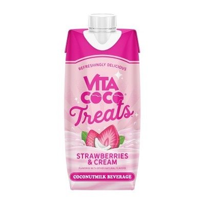 Vita Coco Treats Strawberries & Cream Coconut Milk Drink - 16.9 fl oz Box
