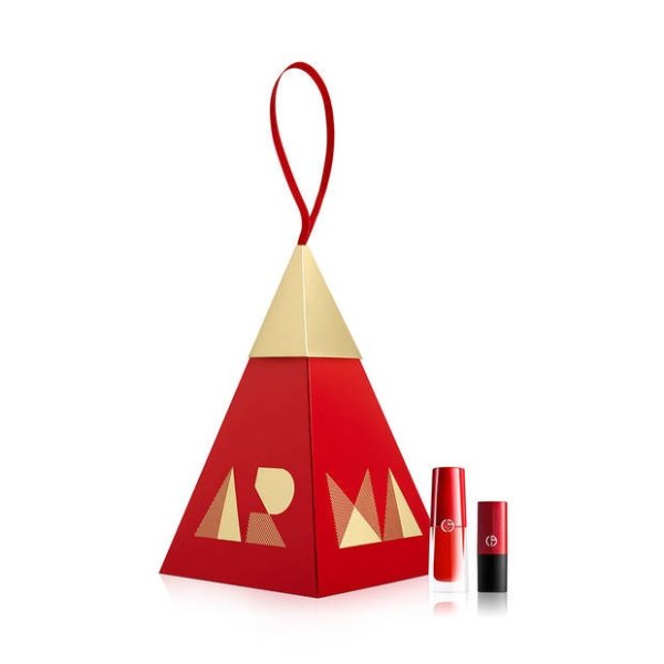 Beauty Red Lip Ornament Set | GiorgioBeauty