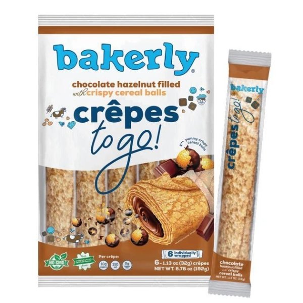 crunchy chocolate crepes to-go!