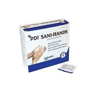 Sani-Hands Hand Sanitizer Wipes, 100/Box