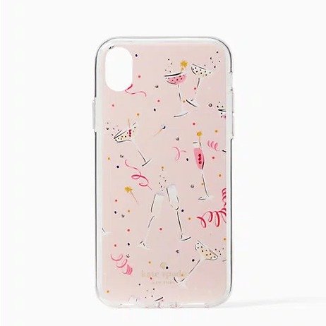 jeweled champagne iphone xr case