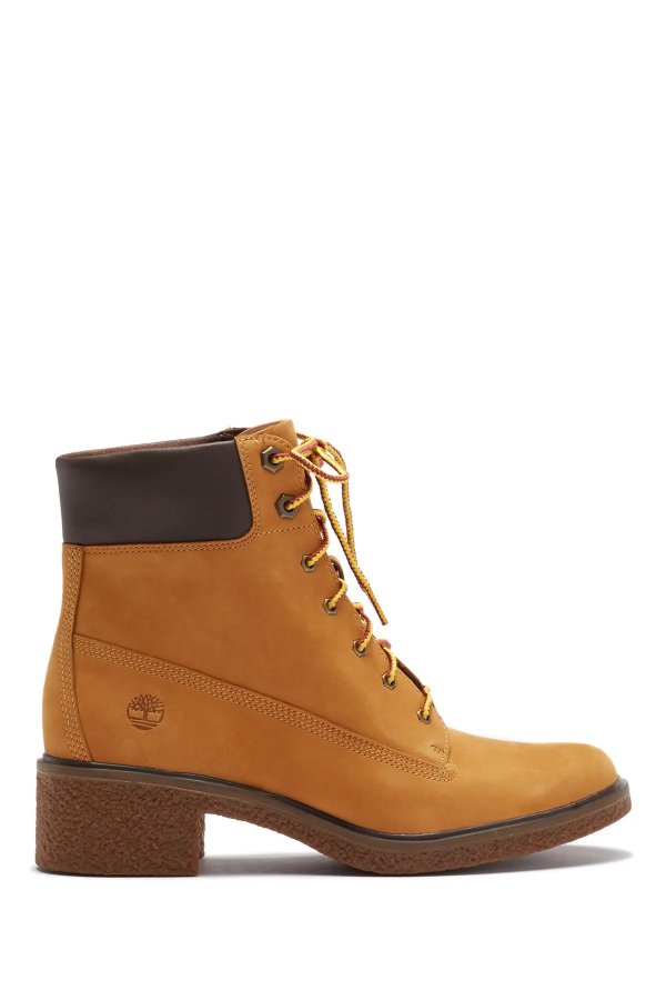 Brinda Leather Lace-Up Boot