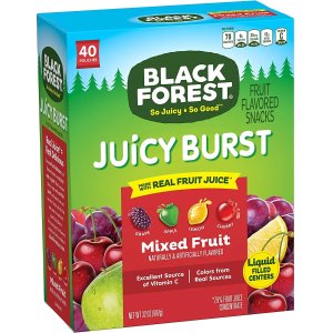 Black Forest Fruit Snacks Juicy Bursts, Mixed Fruit