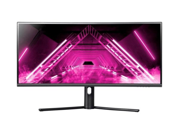 Monoprice 34in Curved Ultra-Wide Gaming Monitor - 1500R, 21:9, 3440x1440p, UWQHD, 144Hz, AMD FreeSync, Height Adjustable Stand, Quantum Dot, VA - Newegg.com