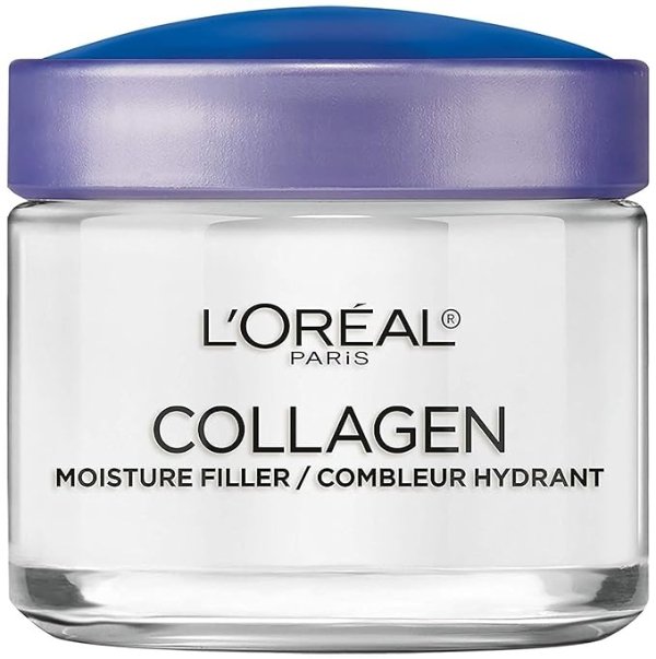 Collagen Face Moisturizer by L'Oreal Paris Skin Care I Day and Night Cream I Anti-Aging Face Cream to Smooth Wrinkles I Non-Greasy I 3.4 Ounce (Packaging May Vary)