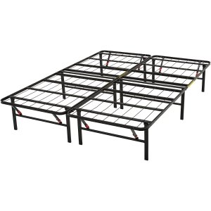 AmazonBasics Platform Bed Frame, Black, Queen