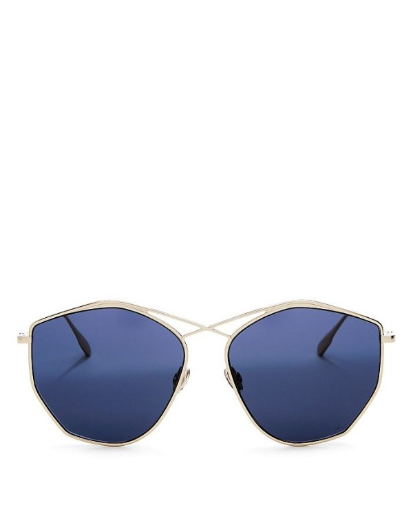 Women's Stellaire Mirrored Geometric Sunglasses, 59mm