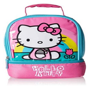 Thermos Kids Lunch Bag Insulated Lunch Bag For Kids School Hello Kitty Dual Compartment Lunch Kit