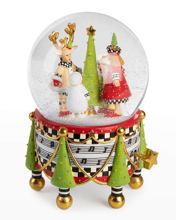 Holiday Carolers Snow Globe