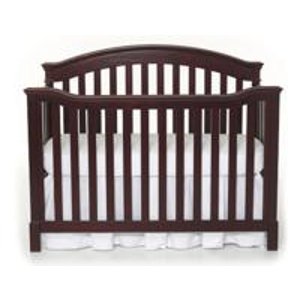 Summer Infant Freemont Easy Reach 4 in 1 Convertible Crib-Black Cherry