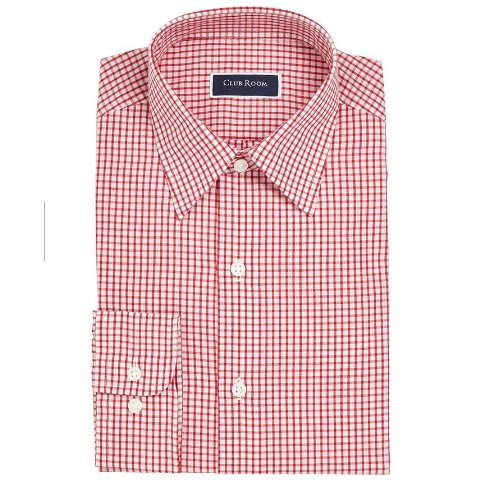Club RoomMen s Classic/Regular-Fit Check Dress Shirt, Created for Macy s