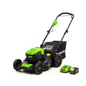 Greenworks 40 Volt 20 inch Push Walk-Behind Mower with 4.0 Ah Battery and Charger