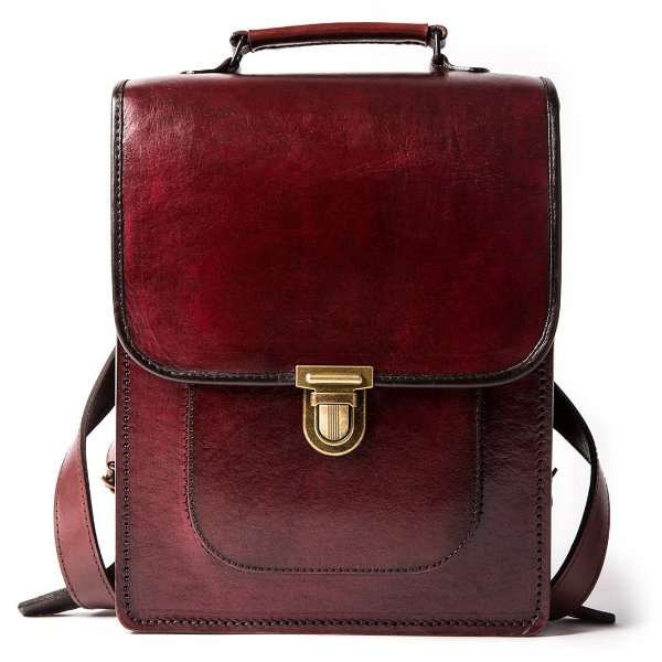 Simple and Classic Leather Backpack by Beara Beara