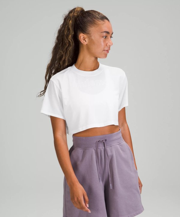 All Yours Cropped T-Shirt *Graphic | Women's Short Sleeve Shirts | lululemon