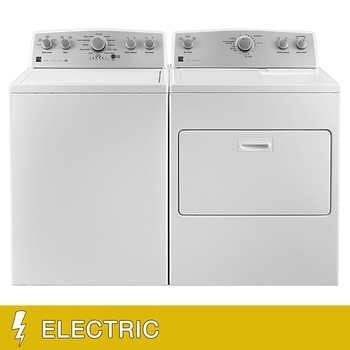 4.3 cu. ft. Top Load Washer with Triple Action Impeller & 7.0 cu. ft. ELECTRIC Dryer with SmartDry Plus Technology