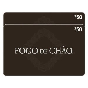 Fogo de Chao Two Restaurant $50 E-Gift Cards