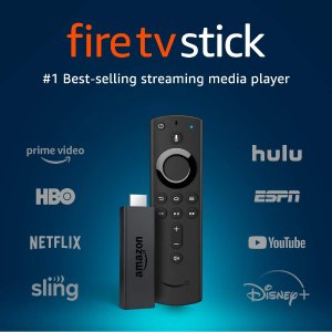 Fire TV Stick streaming media player with Alexa built in