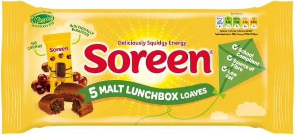 Soreen 5块麦芽午餐盒面包 150克