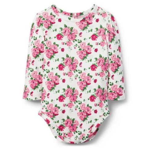 Janie and JackFloral Bodysuit