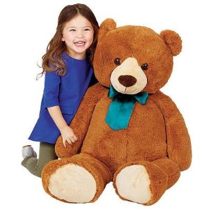 Toys R Us Animal Alley 42 inch Bear Plush with Ribbon