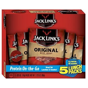 Jack Link’s Beef Jerky 5 Count Multipack, Original, 5, 0.625 oz. Bags