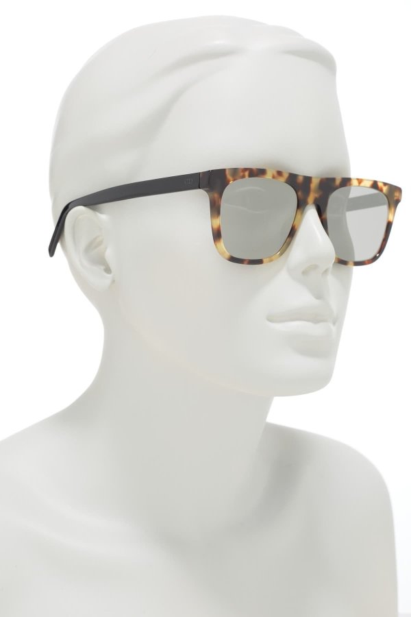 Diorwalk 51mm Square Sunglasses