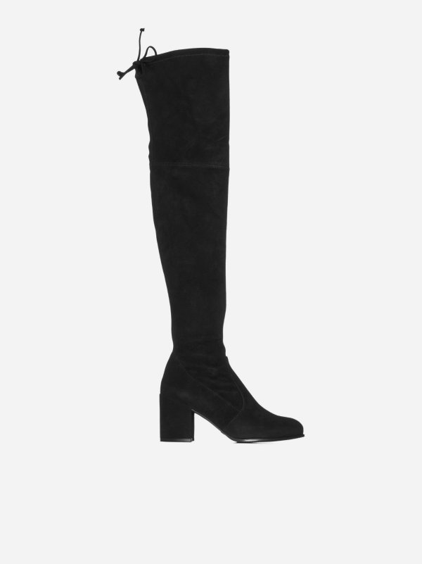 Tieland suede over-the-knee boots