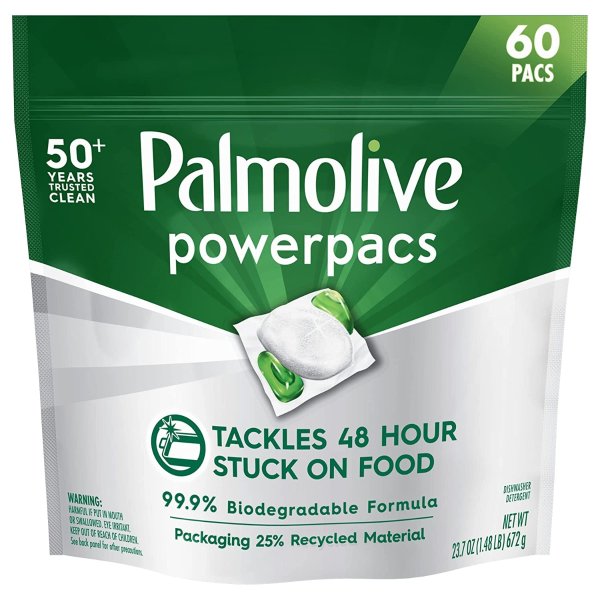 PowerPacs Dishwasher Pods 60ct